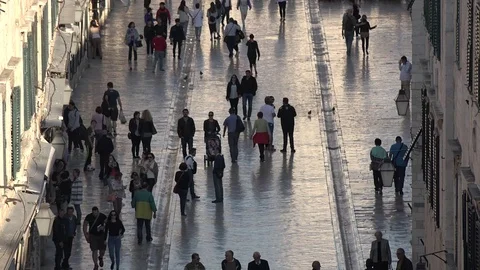 Multitud people Video stock 81065608