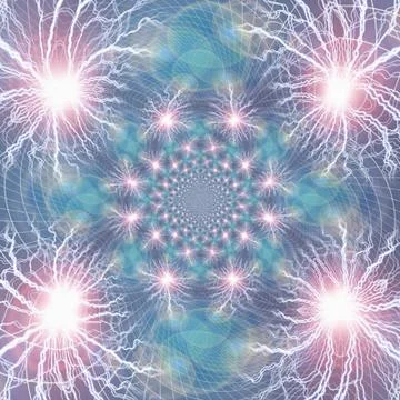 Multitude of sparks Stock Illustration