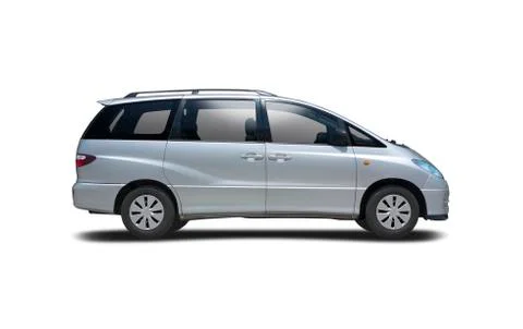 Μultivan isolated on white Stock Photos