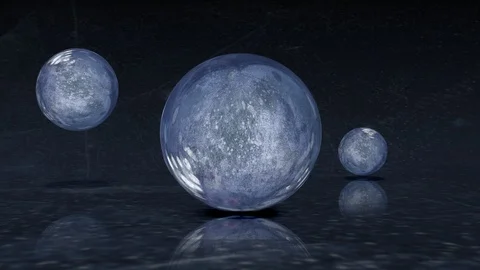 Multiverse - crystal worlds Stock Footage 93238700