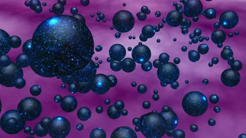 The multiverse , Many worlds parallel universes. 3d animation render Stock Footage 156016854