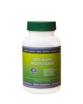 Multivitamin  bottle Stock Photos