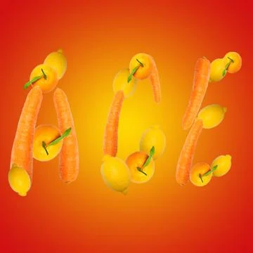 Multivitamin symbol ace Illustrazione stock