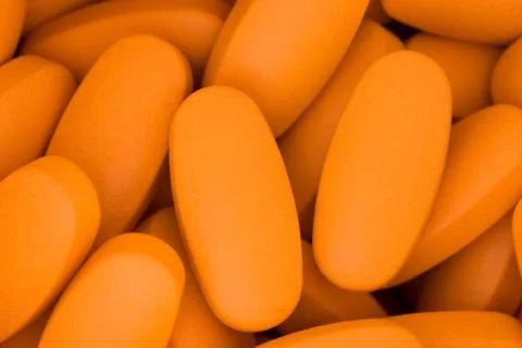 Multivitamin tablets. Foto stock