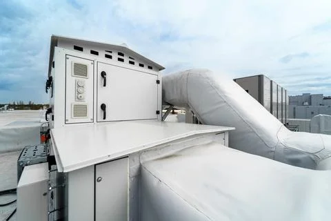 Multizone air conditioning and ventilation system Stock Photos