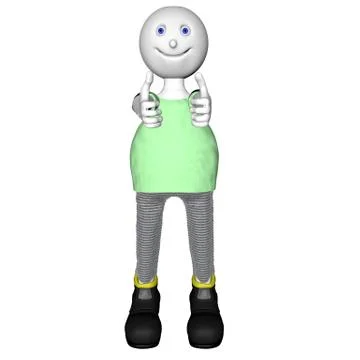 "Multman" shows, - everything is good Stock Illustration