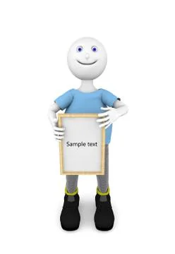 "Multmen" holds a frame Stock Illustration