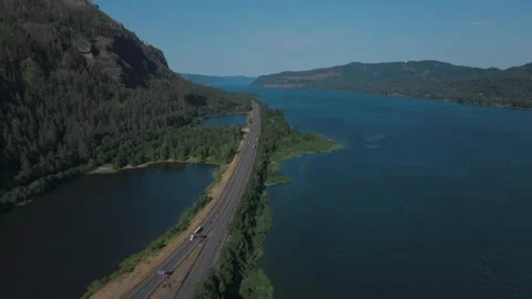 Multnomah Falls 7 Video stock 288281285