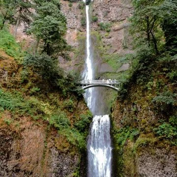 Multnomah Falls Columbia River Gorge Oregon Stock Photos