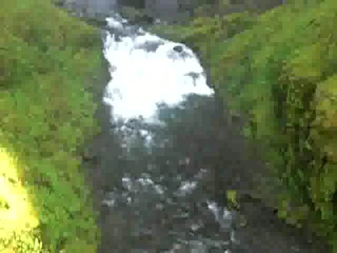 Multnomah Falls in Oregon Stock Footage 380841