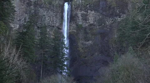 Multnomah Falls, Oregon Stock Footage 46605298