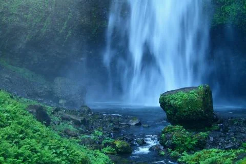Multnomah Falls 库存照片