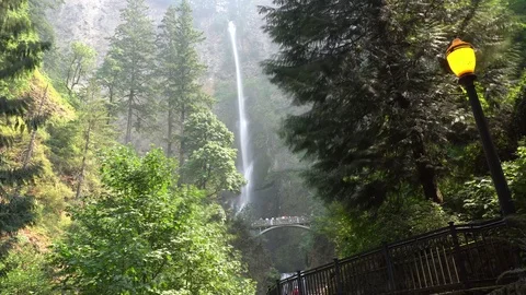 Multnomah Falls Time Lapse Vídeos de archivo 88341933
