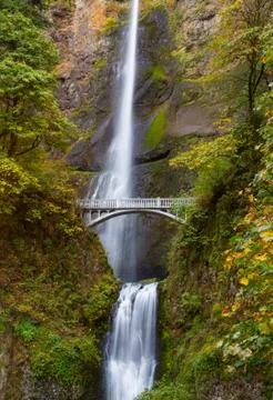 Multnomah Falls view Stock Photos
