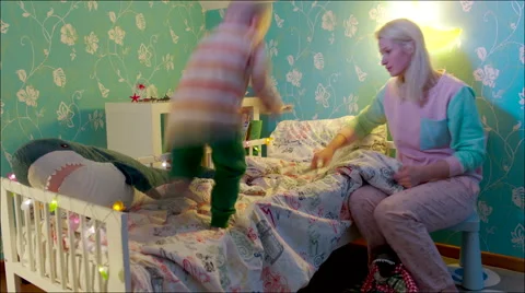 Mom Son Share Bed Stock Videos – Royalty-Free HD & 4K Videos