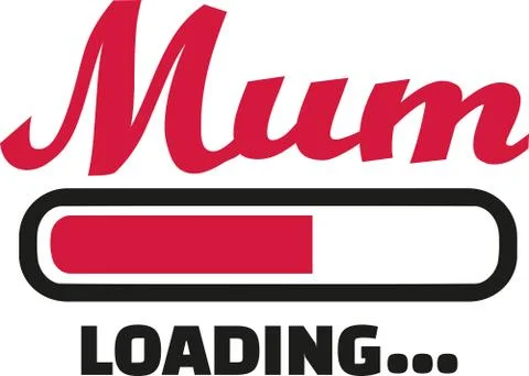 Mum Loading bar Stock Illustration