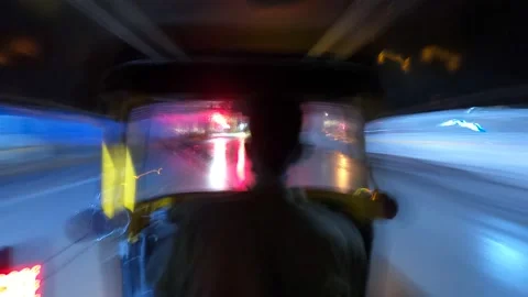 Mumbai Auto Driver, Indian Auto, Andheri To Malad, Point Of View, 4K TimeLapse Stock Footage 139796271