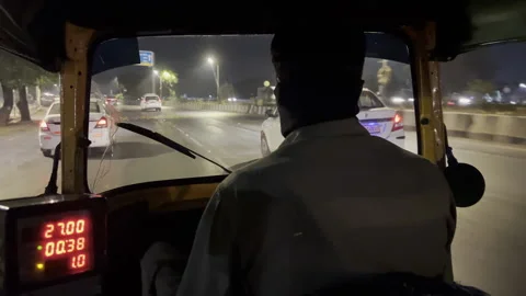 Mumbai Auto Rikshaw Stock Footage 171324008