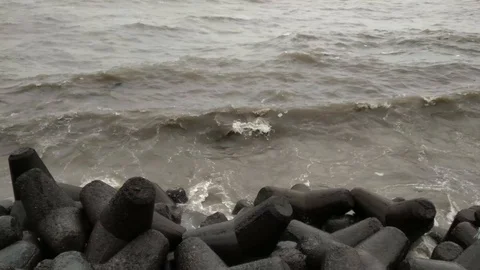 Mumbai Beach 3 Stock Footage 119661921
