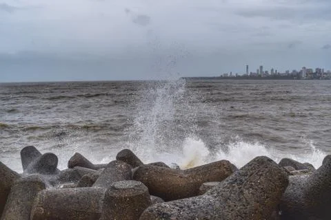 Mumbai beach Stock Photos