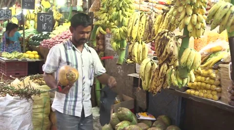 Mumbai BRoll- Coconut Vendor Stock-Footage 40541467