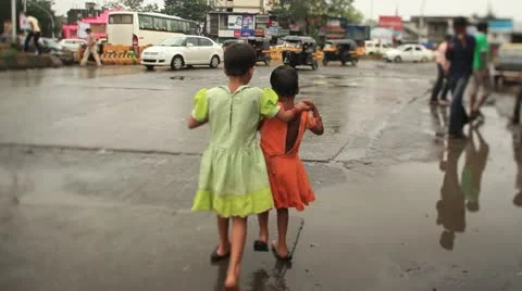Mumbai Children 2 库存影片 11226549