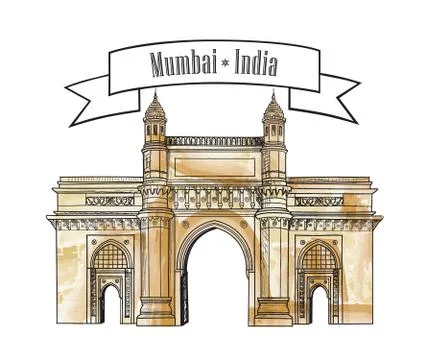 How to draw india gate | Online art tutorials, Youtube art tutorials,  Drawing tutorial easy