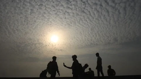 MUMBAI-CLOUDS-EVENING Stock-Footage 185533583