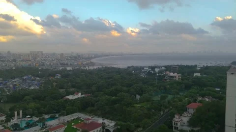 Mumbai clouds passing by timelaps 库存影片 151858951