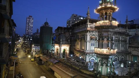 Mumbai Continue On Lockdown Due To Coronavirus Pandemic Stock Footage 129680492