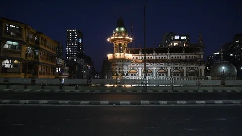 Mumbai Continue On Lockdown Due To Coronavirus Pandemic Stock Footage 129682864