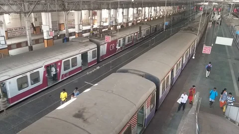 Mumbai -CST station, Stock Footage 101471799