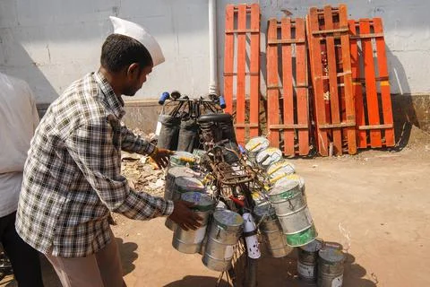 Mumbai Dabbawala  Stock Photos