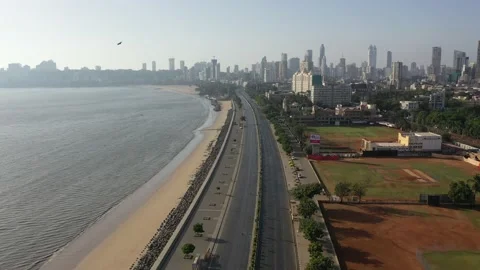 Mumbai Drone Shots 動画素材 135415614