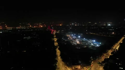 Mumbai Drone Shots Stock Footage 135417613