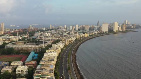 Mumbai Drone Shots 動画素材 135442190