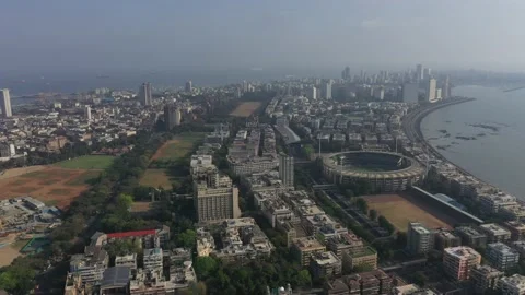 Mumbai Drone Shots 動画素材 135442192