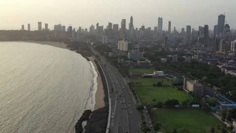 Mumbai Drone Shots 動画素材 135442392