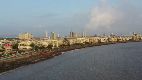 Mumbai Drone Shots 動画素材 135442595