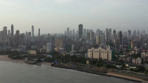 Mumbai Drone Shots 動画素材 135443195