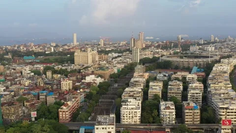 Mumbai Drone Shots 動画素材 135443287