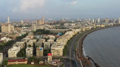 Mumbai Drone Shots 動画素材 135443293