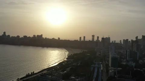 Mumbai Drone Shots 動画素材 135472013