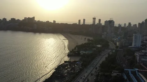 Mumbai Drone Shots 動画素材 135472546