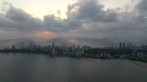Mumbai Drone Shots 動画素材 135473339