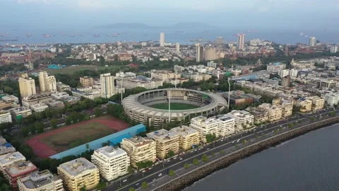 Mumbai Drone Shots 動画素材 135476048