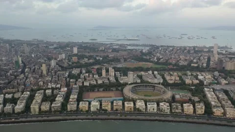 Mumbai Drone Shots 動画素材 135478396
