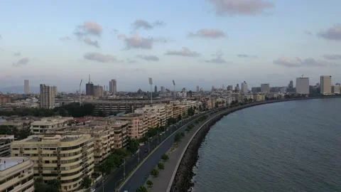 Mumbai Drone Shots 動画素材 135866008