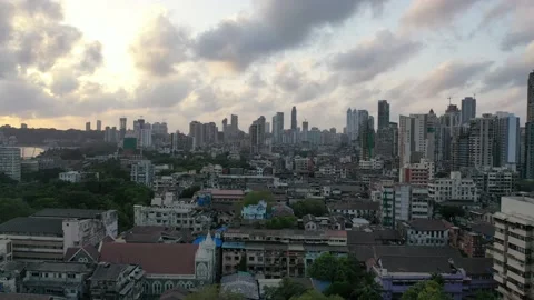 Mumbai Drone Shots 動画素材 135867994