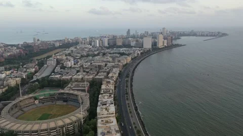 Mumbai Drone Shots 動画素材 135868313